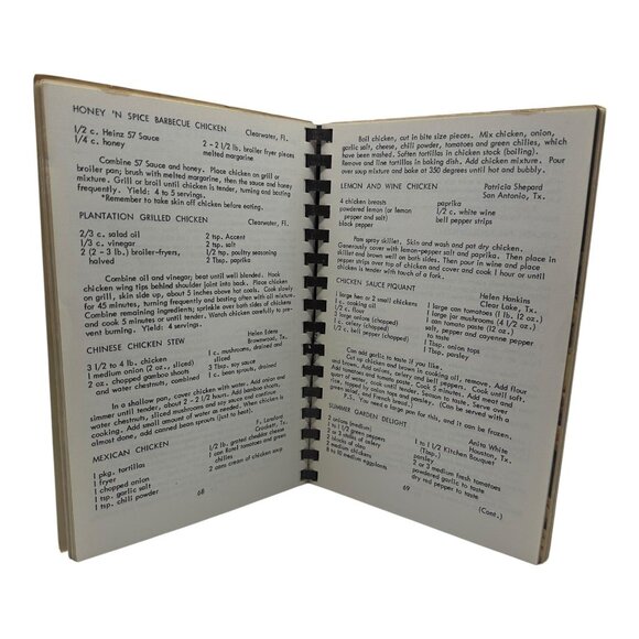 Pat Walkers Favorite Recipes Spiral-Bound Cookbook 1982? Vintage VTG. Extras - Picture 13 of 14